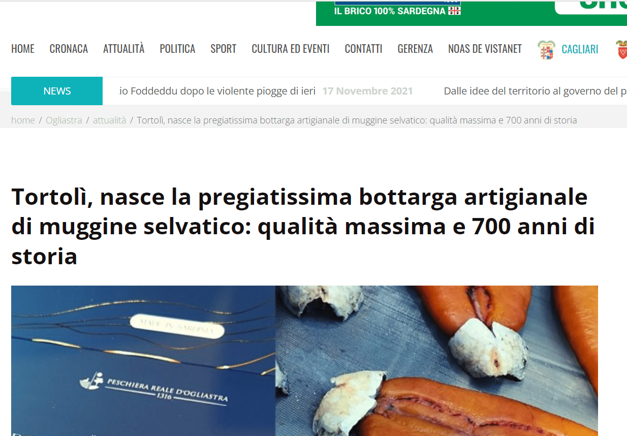Bottarga di Muggine - le principali curiosità 93 Immagine 2021-11-17 174645