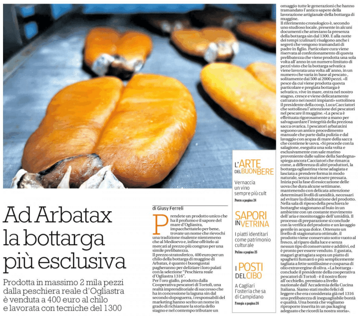 Bottarga di Muggine - le principali curiosità 95 bottarga reale 2021-11-16 105530
