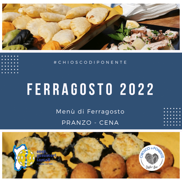 Menù di Ferragosto 2022