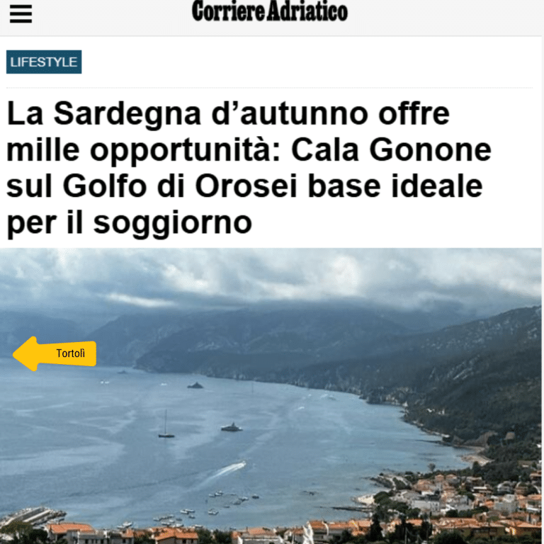 Tortolì e il Turismo Sostenibile: L’allevamento di Ostriche che Valorizza la Sardegna su Corriere Adriatico