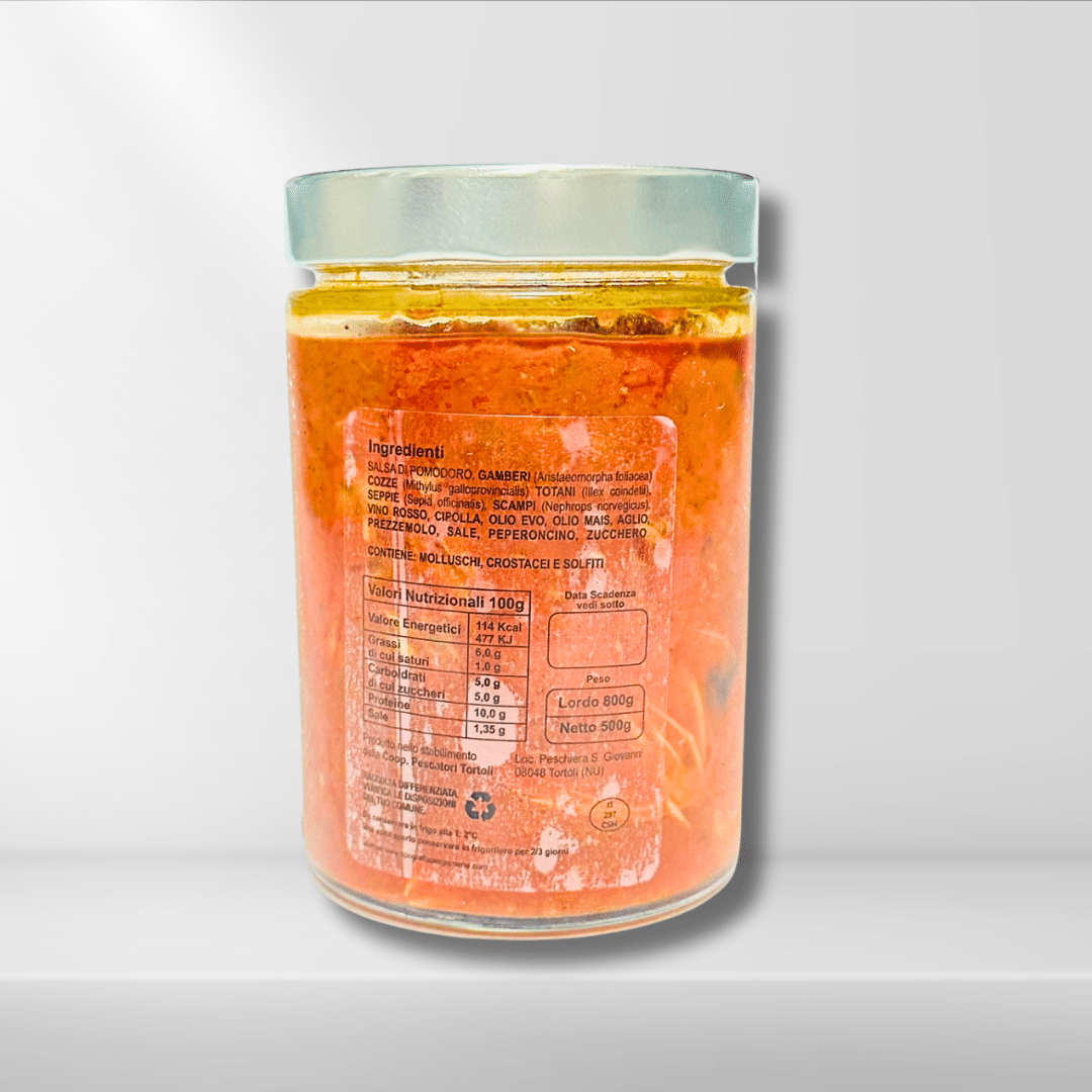 Sugo alla Pescatora “I Pronti” Artigianale dei Pescatori di Tortolì Sardegna 2 Sugo alla Pescatora “I Pronti” Artigianale dei Pescatori di Tortolì Sardegna - immagine 2